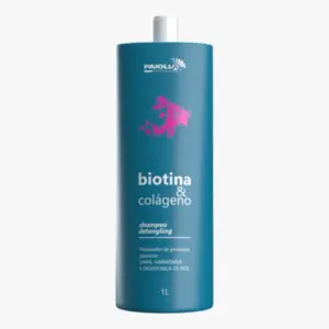 Shampoo Paiolla Biotina e Colágeno Com 1L