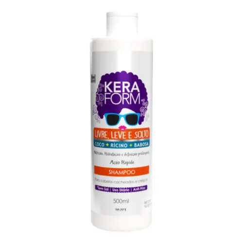 Shampoo Skafe Livre Leve e Solto Com 500 ml