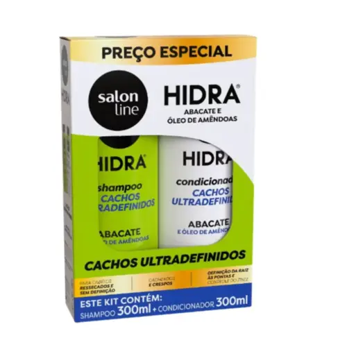 Kit Salon Line Hidra Cachos Ultra Definidos Shampoo+Condicionador 300ml