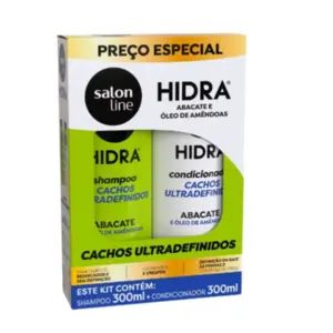 Kit Salon Line Hidra Cachos Ultra Definidos Shampoo+Condicionador 300ml