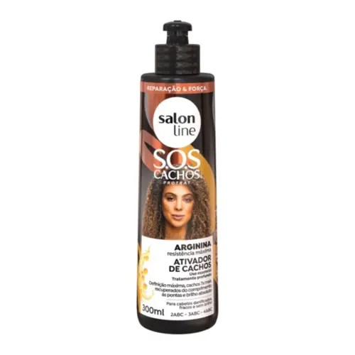 Ativador de Cachos Salon Line S.O.S Cachos Arginina Reconstrucao 300ml