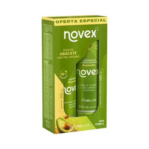 Kit Shampoo e condicionador Vitay Embelleze óleo de abacate Com 2 unidades