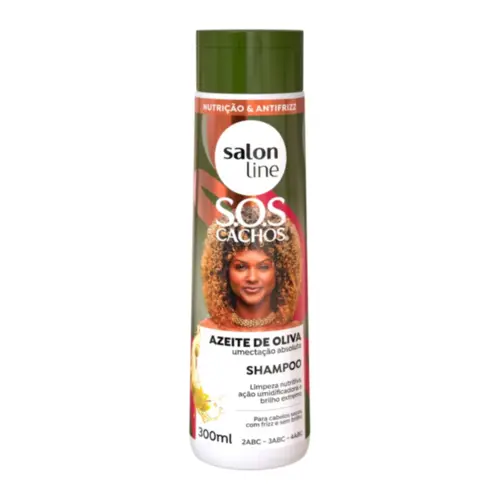 Shampoo Salon Line SOS Cachos Azeite de Oliva Com 300 ml