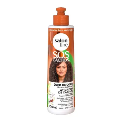 Ativador de Cachos Salon Line S.O.S Coco Tratamento Profundo 300ml