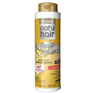 Shampoo NatuHair O Poder dos Óleos Com 500 ml