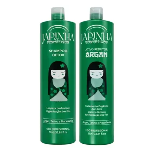 KIT JAPINHA DETOX SHAMPOO+ATIVO REDUTOR 1L