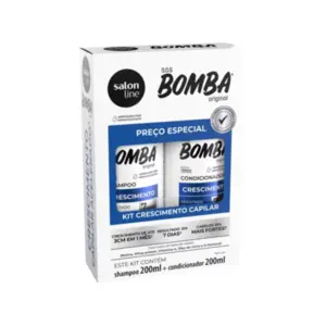 Kit Salon Line S.O.S Bomba Original Shampoo+Condicionador 200ml