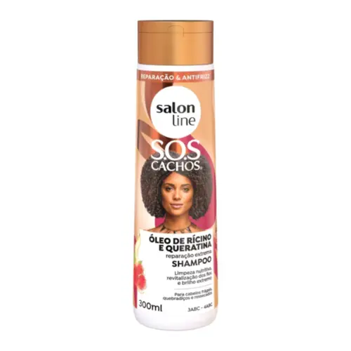 Shampoo Salon Line Rícino e Queratina Com 300 ml