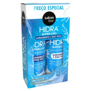Kit Salon Line Hidra Super Liso Shampoo+Condicionador 300ml