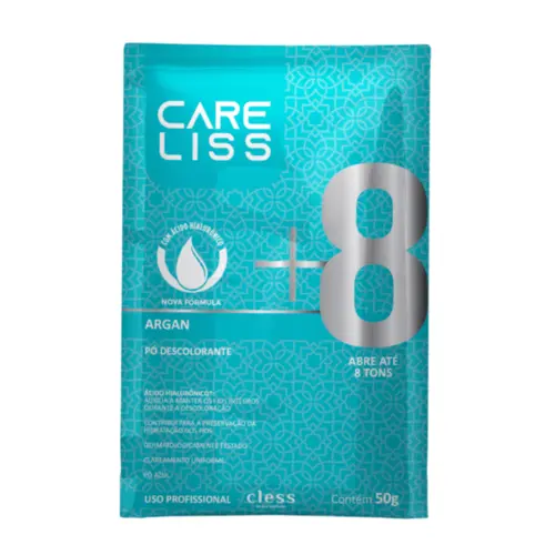 Pó Descolorante Cless Care Liss Ultrarrápido com óleo de argan Com 50 g