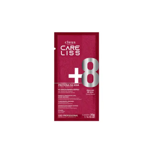 Pó Descolorante Azul Ultrararrápido Care Liss Cless Proteínas da Soja Com 20 g