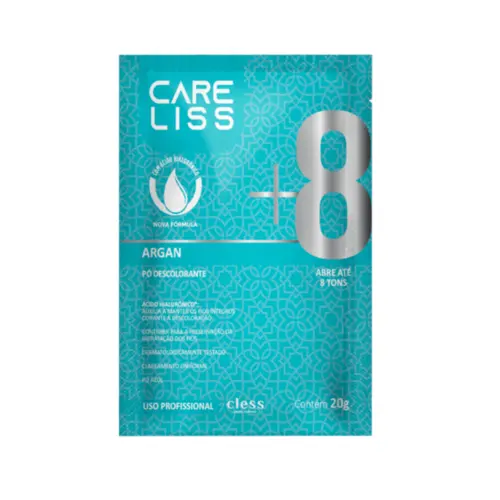 Descolorante em pó Care Liss Óleo de Argan Com 20 g