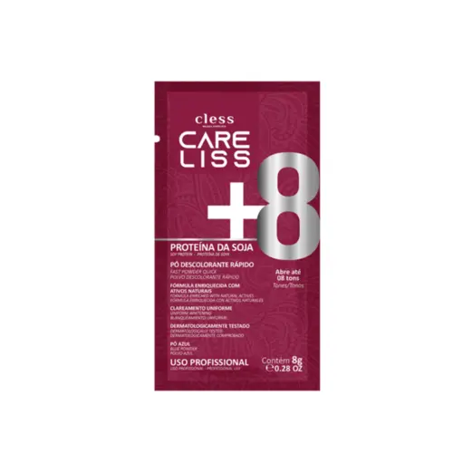 Pó Descolorante Care Liss Proteínas da Soja Com 8 g