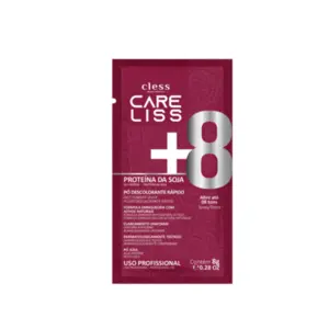 Pó Descolorante Care Liss Proteínas da Soja Com 8 g