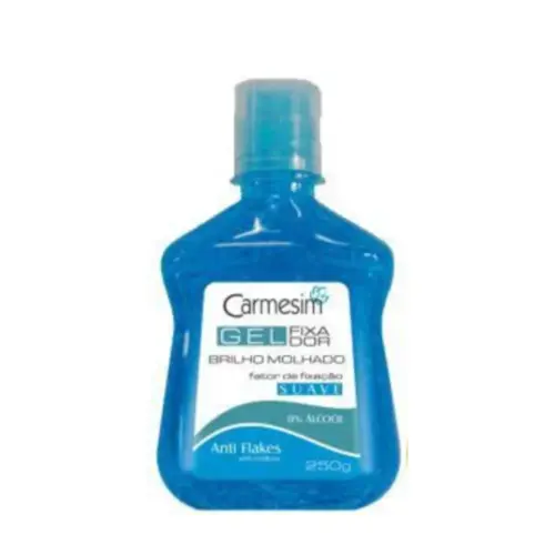 Gel Fixador para Cabelo Carmesim Fix Azul Com 250 g