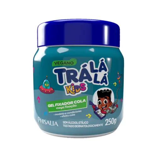 Gel Fixador Tra La La Infantil Cola Liga da Justica 250g