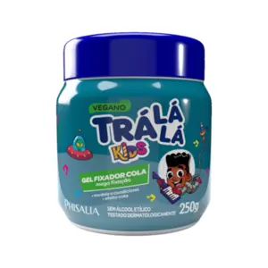 Gel Fixador Tra La La Infantil Cola Liga da Justica 250g
