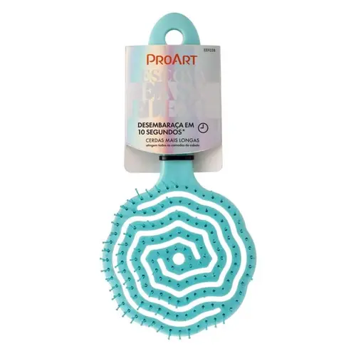 Escova Dental Proart Floral Easy Flexi Azul Com 1 unidade