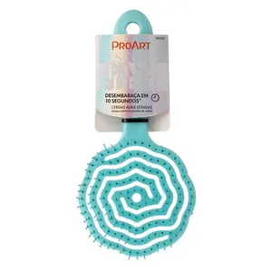 Escova Dental Proart Floral Easy Flexi Azul Com 1 unidade