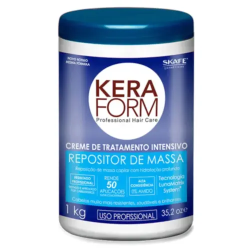 Repositor de massa Skafe Máscara de Tratamento Capilar Com 1 kg