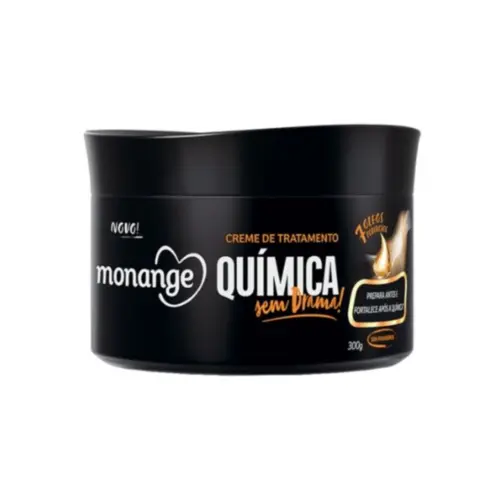 Creme de Tratamento Monange Pré e Pós Química Com 300 ml
