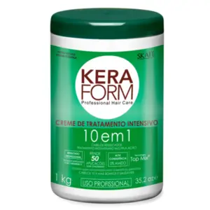 Creme de Tratamento Intensivo Skafe Keraform 10 em 1 Com 1000 g
