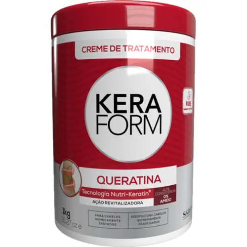 Creme de Tratamento Keraform Skafe Queratina Com 1 kg