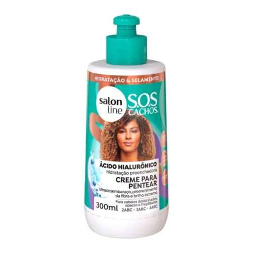 Creme para Pentear Salon Line S.O.S Acido Hialuronico 300ml