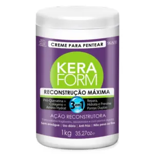 Creme para Pentear Skafe Keraform Reconstrucao Maxima Com 1 Kg