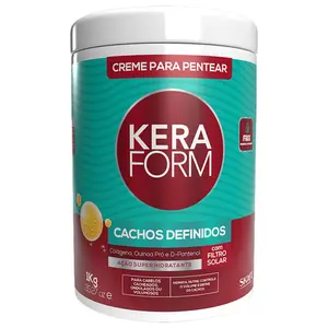 Creme para Pentear Skafe Keraform Cachos Definidos Com 1 kg