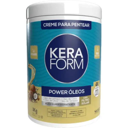 Creme de Tratamento Intensivo Skafe Keraform Power Óleos Com 1kg