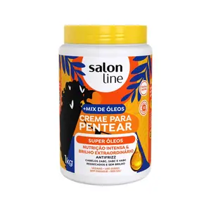 Creme para Pentear Salon Line Super Óleos Com 1000 ml