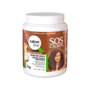 Creme para Pentear Salon Line Coco Com 1 kg