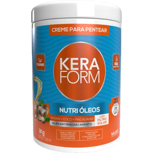 Creme para Pentear Skafe Nutri Óleos Com 1kg