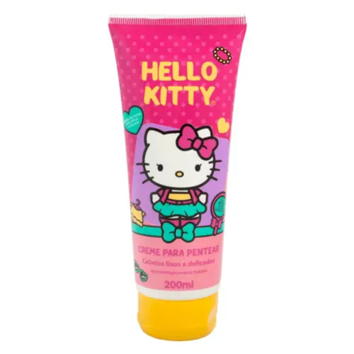 Creme de Pentear Betulla Hello Kitty Cabelos Lisos e Delicados Com 200 ml