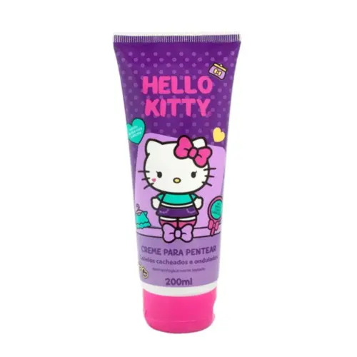 Creme de Pentear Betulla Hello Kitty Cabelos Cacheados Com 200 ml