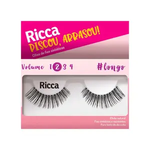 Cílios Postiços Ricca Volume 02 Longo r:R307