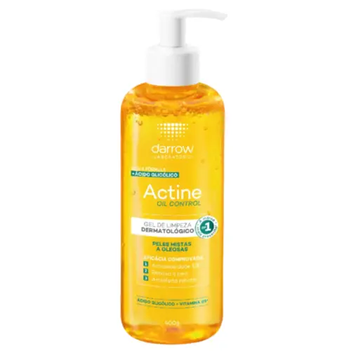 Gel de Limpeza Actine Control Darrow para peles mistas a oleosas Com 400 g