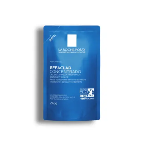 Gel de Limpeza Facial La Roche-Posay Effaclar Concentrado Refil Com 240 g