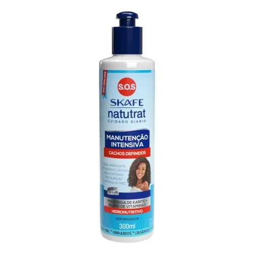 Creme para Pentear Skafe Natutrat S.O.S Cuidado Diário Com 300 ml