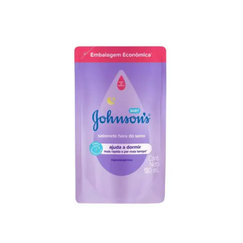 Sabonete Líquido Johnson & Johnson Hora Do Sono Lavanda E Camomila Refil 180ml