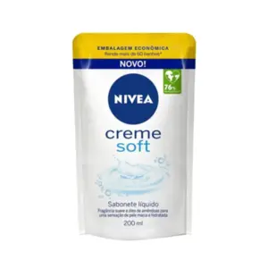 Sabonete Líquido Nivea Refil Creme Soft Com 200 ml