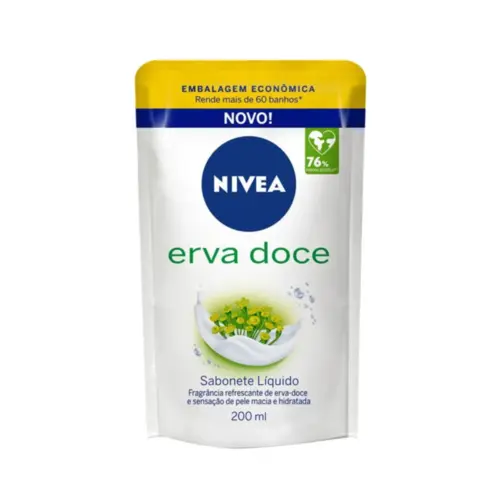 Sabonete Líquido Nivea Erva Doce Refil 200ml