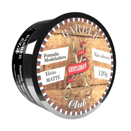 Pomada Modeladora Barb Club Efeito Matte Com 120 g