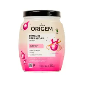 Creme de hidratação Capilar Nazca Origem Bomba Ceramidas Com 400 g