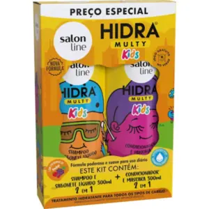 Kit Salon Line Hidra Multy Kids Shampoo+Condicionador 300ml