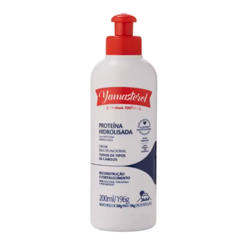 Creme Multifuncional Yamá branco com aplicador Com 200 g