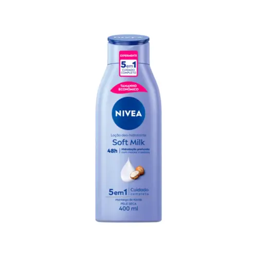 Loção Hidratante Nivea Body Soft Milk Intensiva 400ml