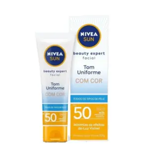 Protetor Solar Nivea Facial Beauty&Exper Fps50 Sens 50g
