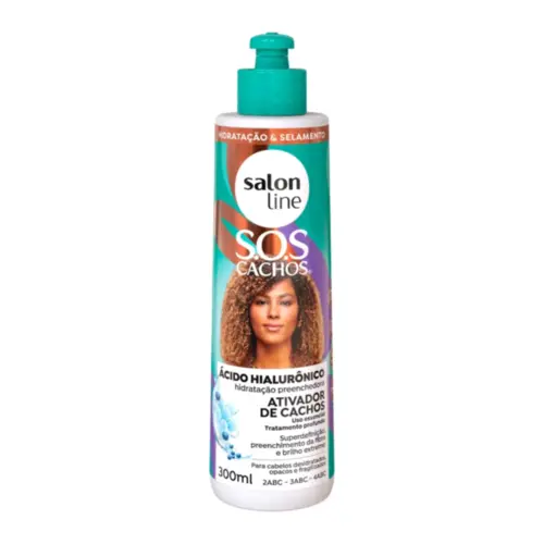 Ativador de Cachos Salon Line S.O.S Acido Hialuronico 300ml